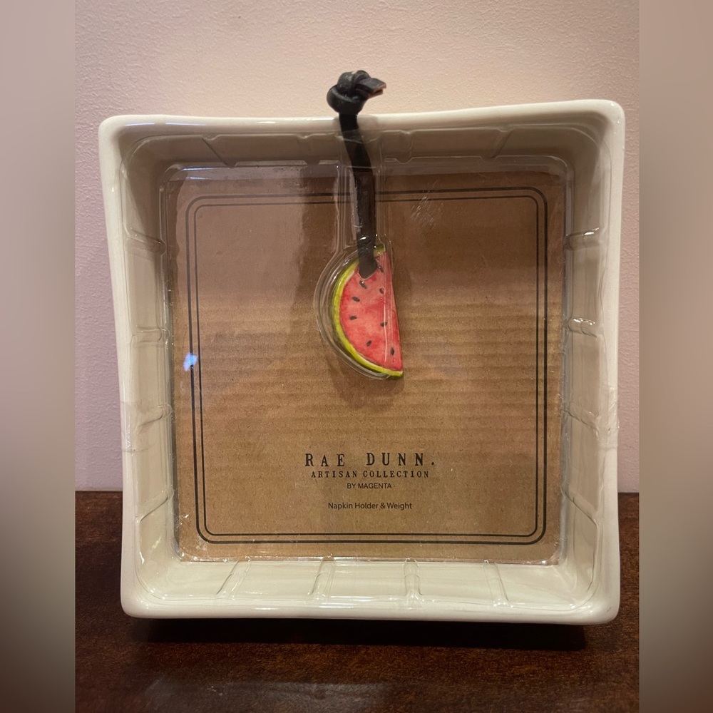 Rae Dunn Artisan Collection Napkin Holder, NEW